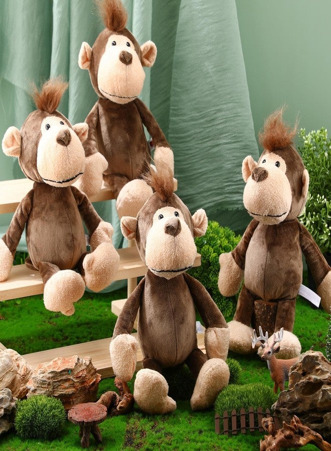 Blueweenly 12 Pcs Monkey Stuffed Animals for Kids 9.8 Inch Plush Monkey Jungle Themed Animals Toys Christmas Plushies Forest Gifts for Boy Girl Forest Adventures Birthday Party Favors Classroom Reward - Image 5